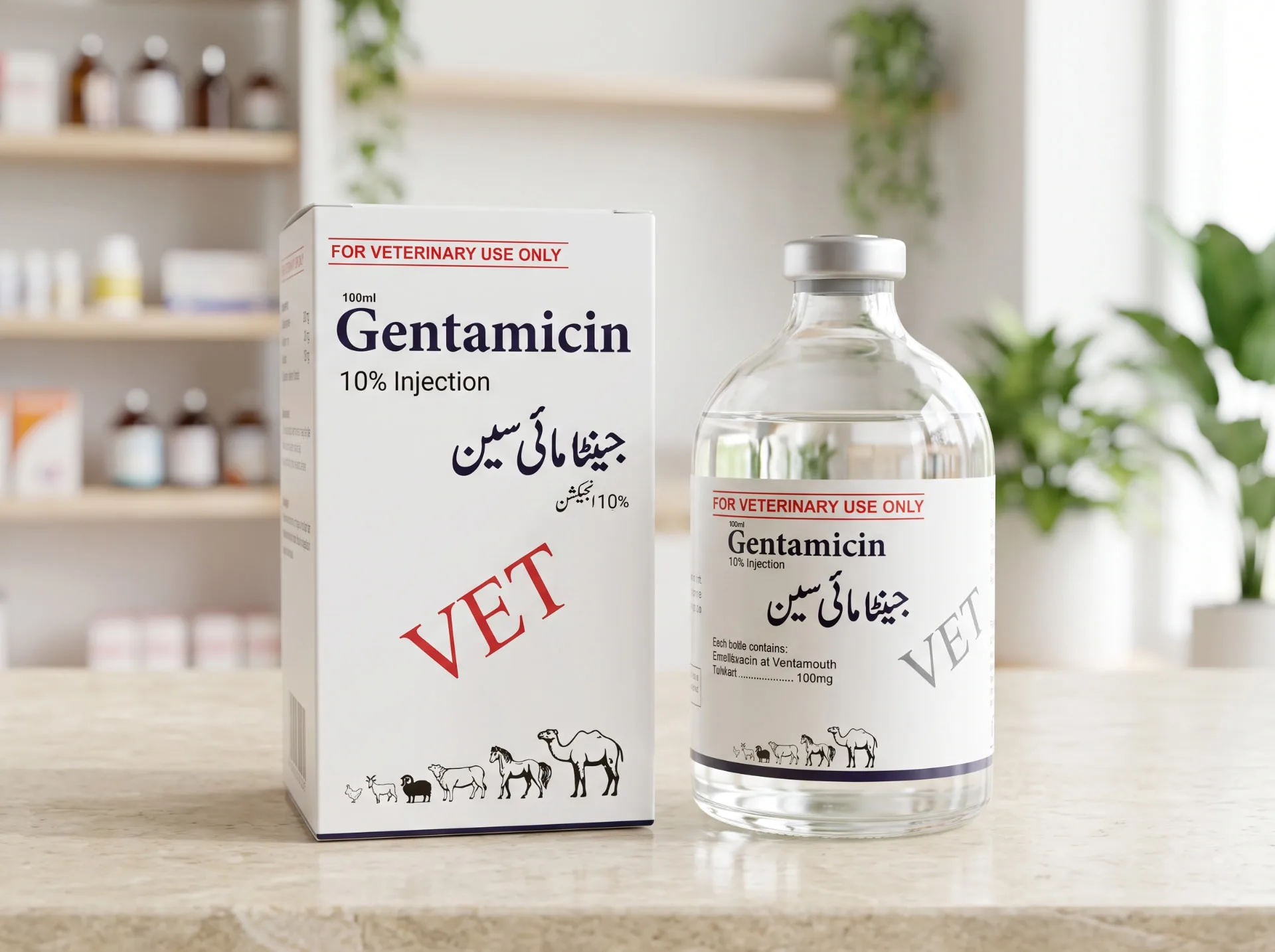 Gentamicin 10% Injection veterinary — Minaa Medicos
