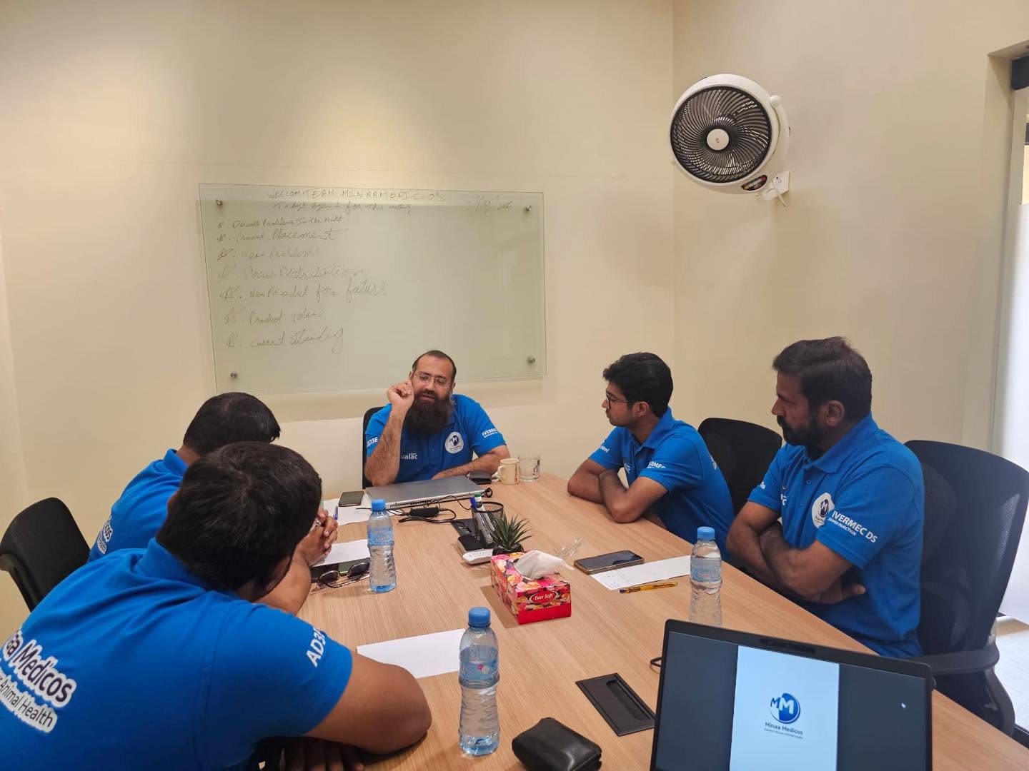 Minaa Medicos team planning session